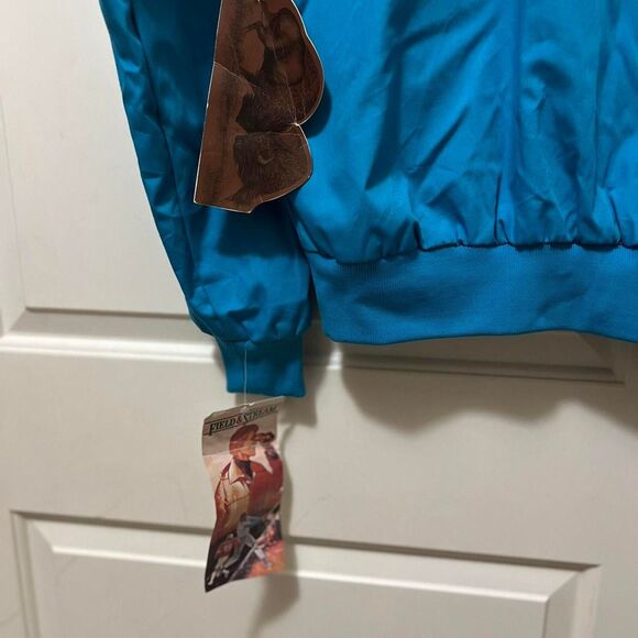 VTG Field & Stream Gordon Ferguson Turquoise‎ Jacket w/Plaid Lining Men's: Large - Picture 5 of 5